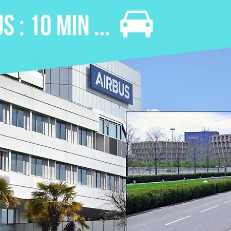 Appartement Cosy Tout Confort - Climatisation, Balcon, Wifi - Proche Airbus, Purpan, Aeroport, Stade Ernest Wallon Тулуза Экстерьер фото